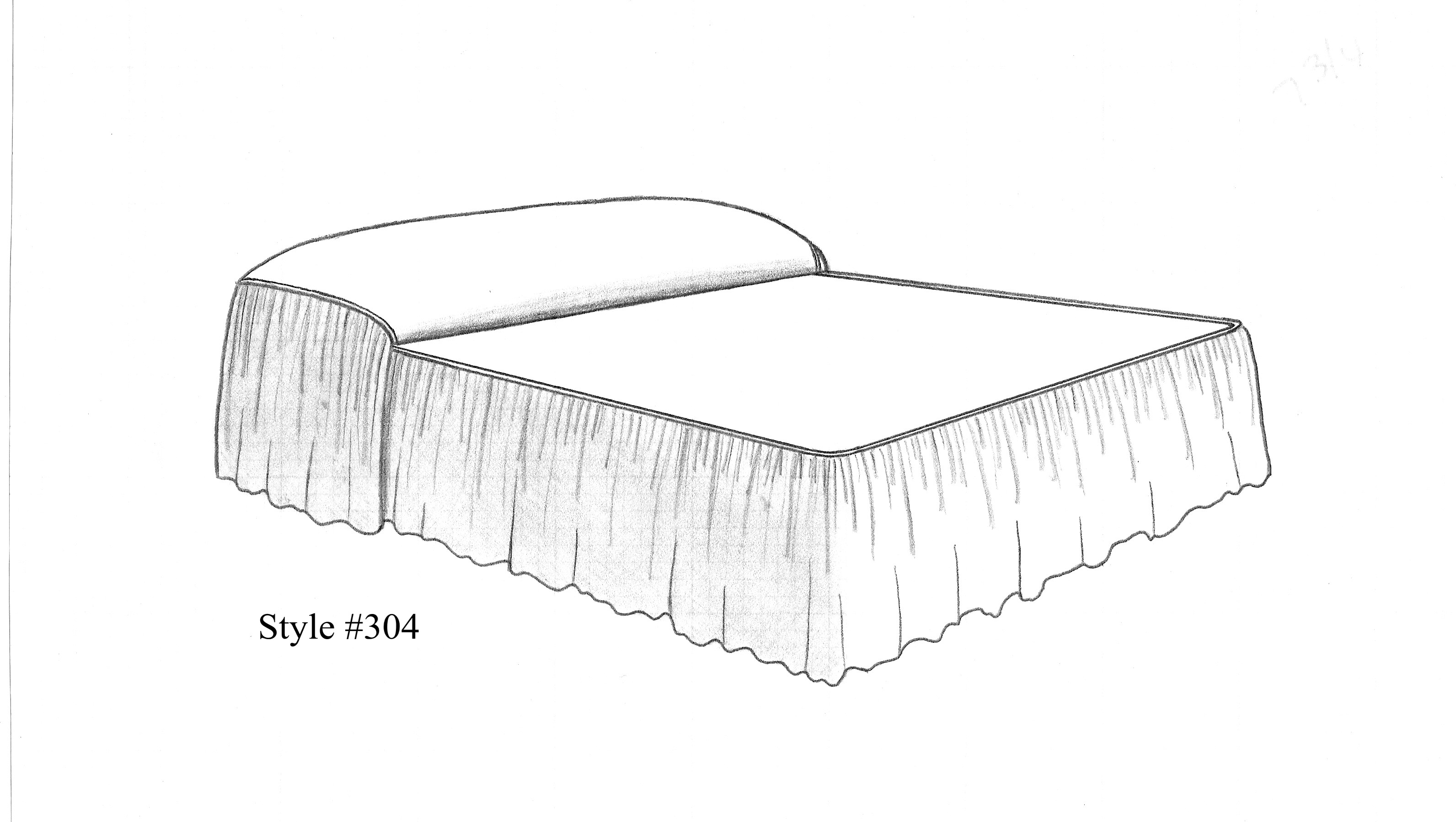 Style 304 Bedspread